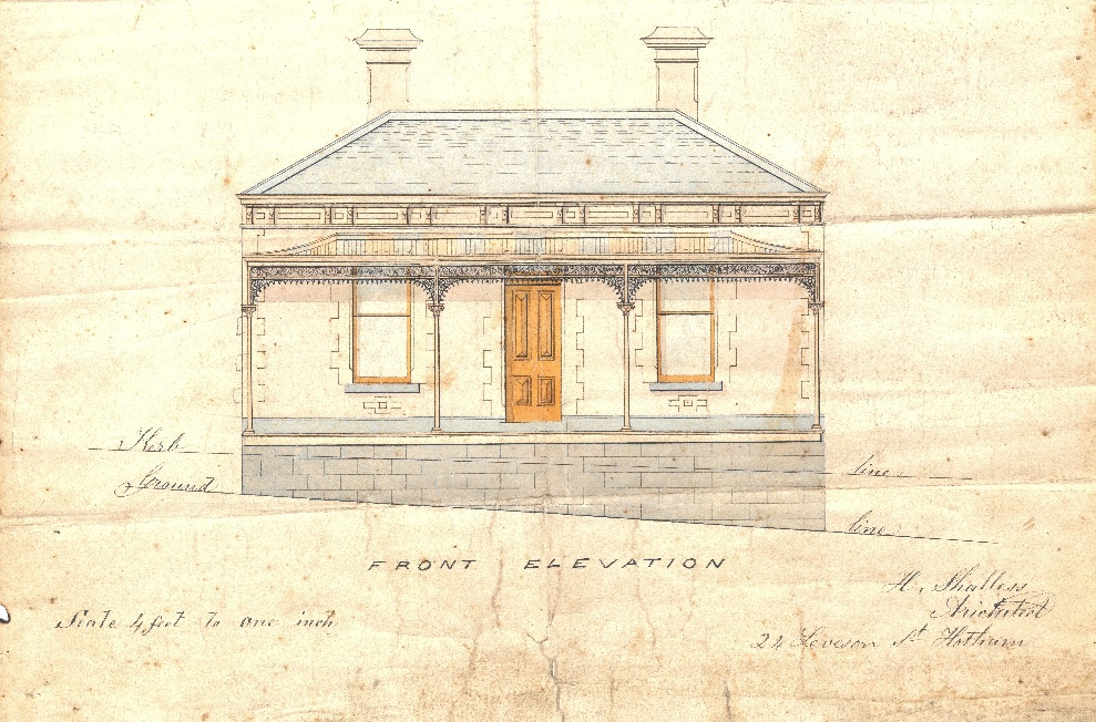 Image showing building elevation