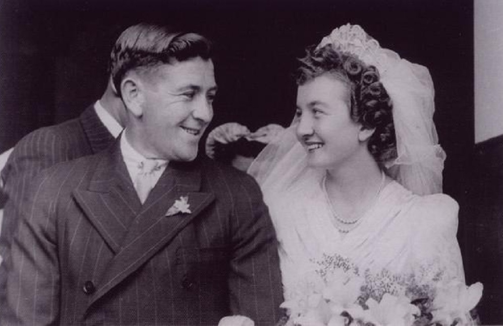 Wedding photo of Henderson and McDonald